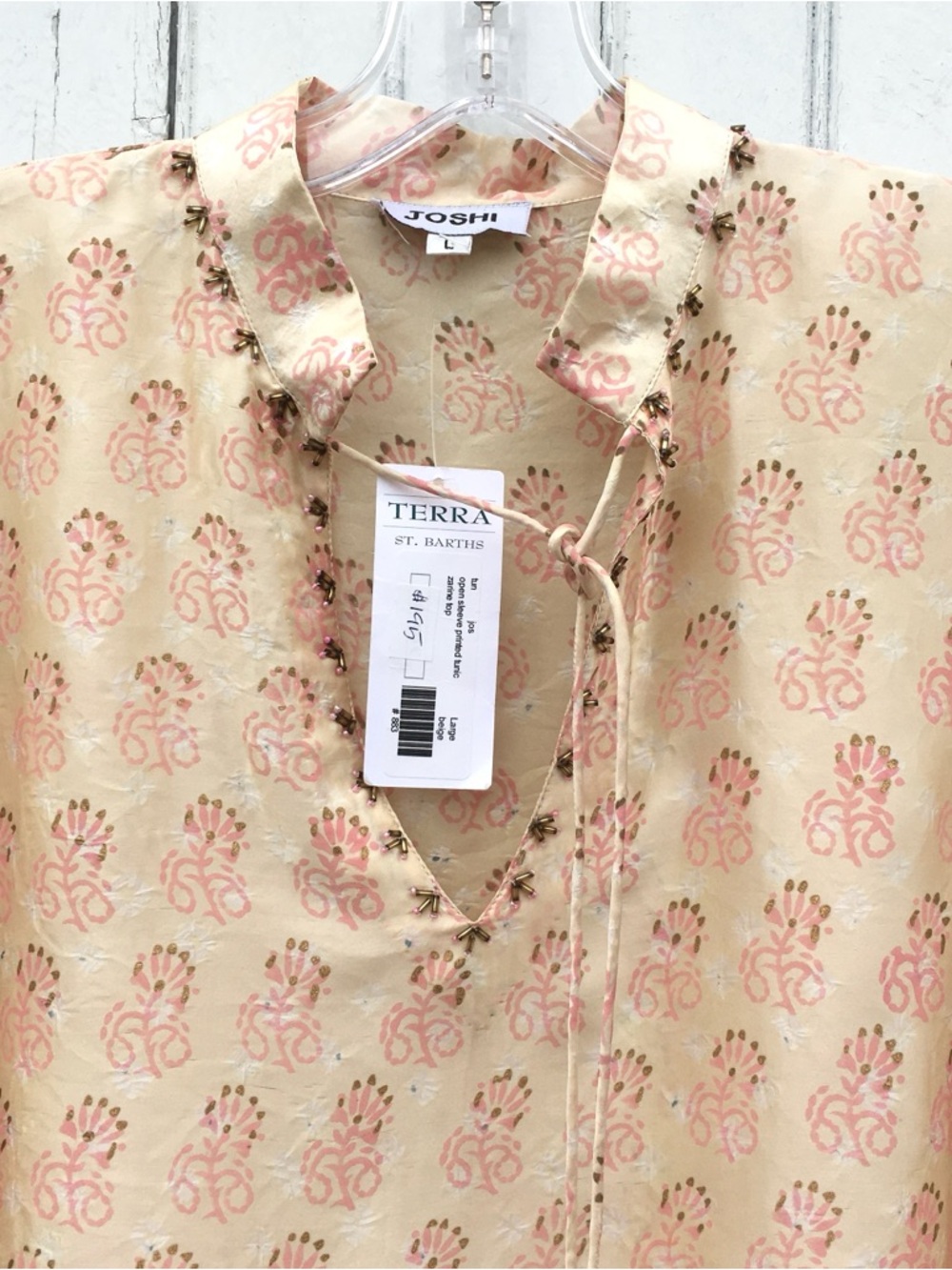 JOSHI ST BARTHS SILK TUNIC TOP